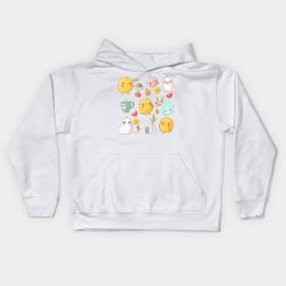 Cute pattern illustration Kids Hoodie